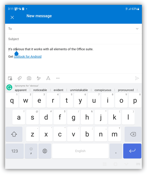 Grammarly SmartPhone